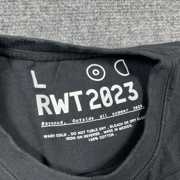 Beyonce Renaissance World Tour 2023 Black T-Shirt Large #1014 - Picture 3 of 9